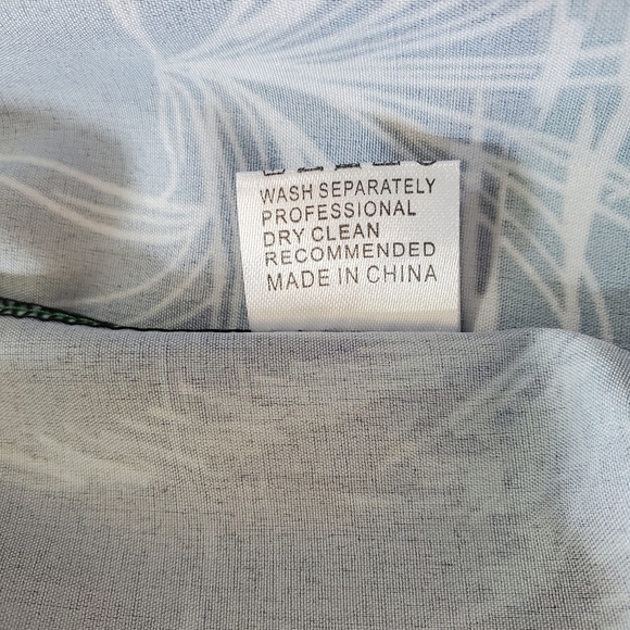 Men's Blue Palm Trees Hawaiian Shirt size XXL - Picture 9 of 16